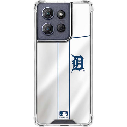 MLB Detroit Tigers Home Jersey Moto G Play 5G (2025) Clear Case